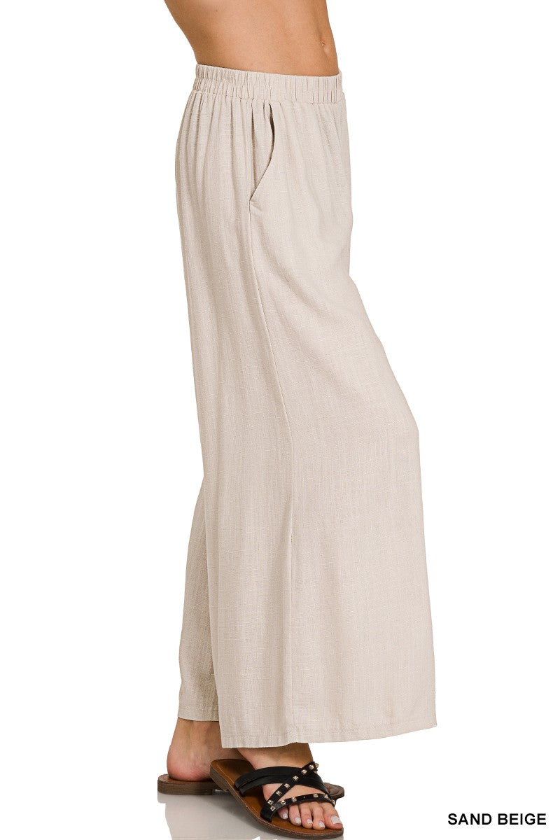 Julian Linen Pants - Sand