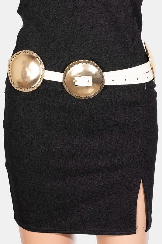 Sabrina Belt - White