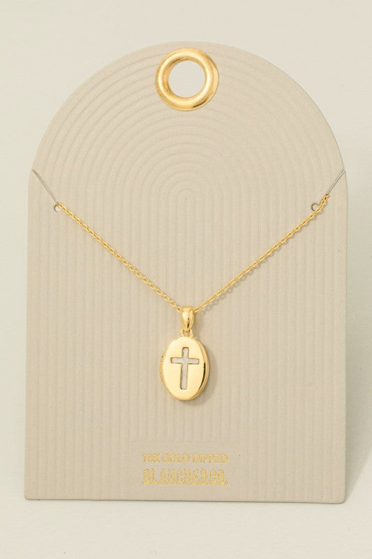 Locket Cross Necklace