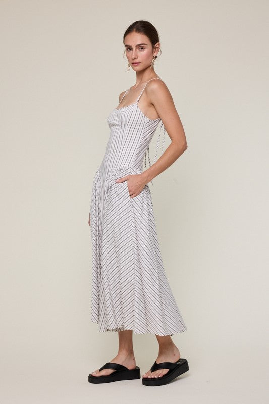 Bilma Striped Maxi Dress