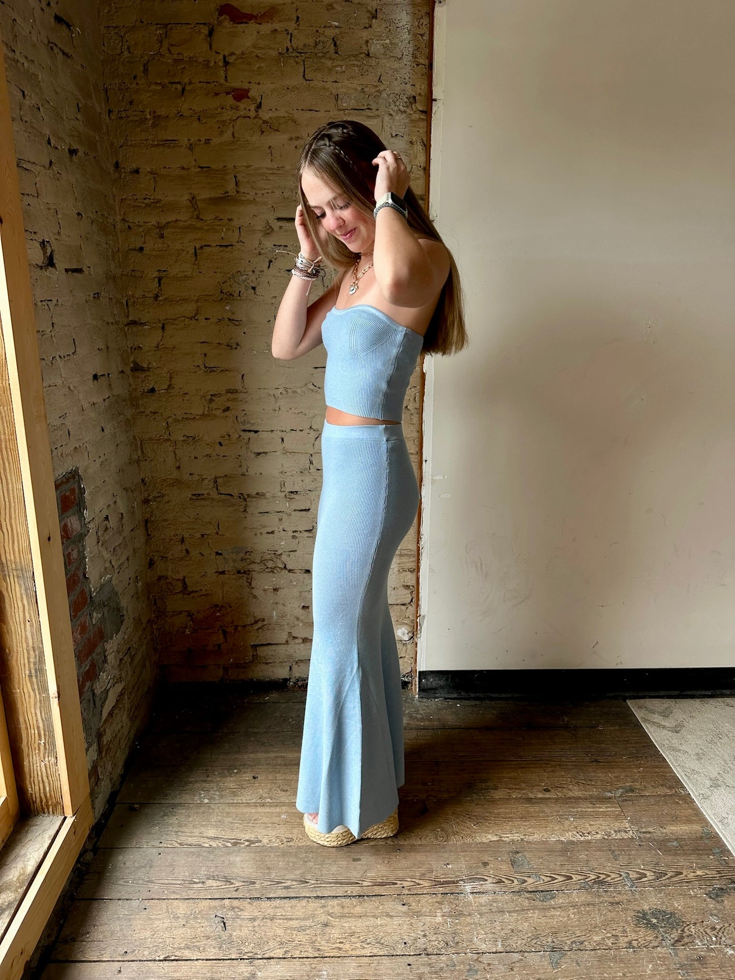 Clermont Knit Top - Blue