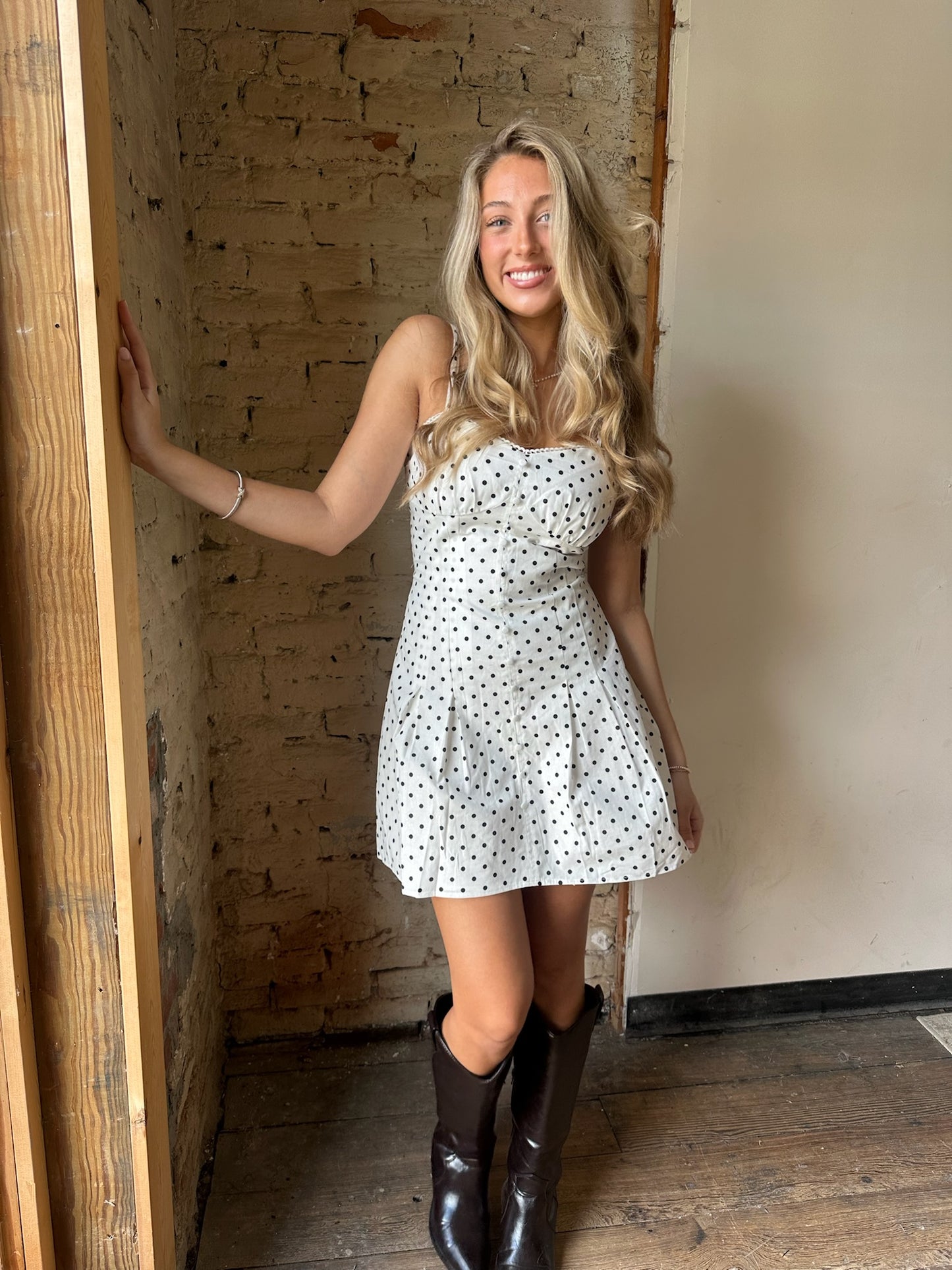 Cleo Polka Dot Dress