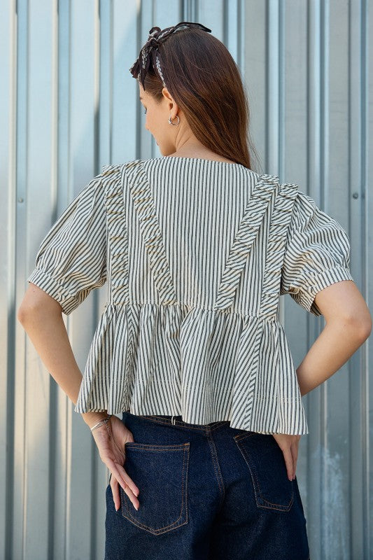 Georgie Striped Top