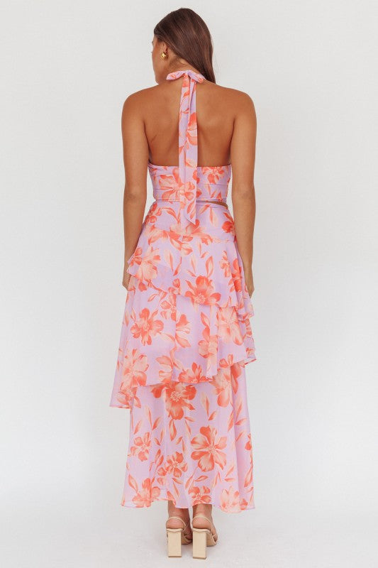 Magnolia Halter Maxi Dress