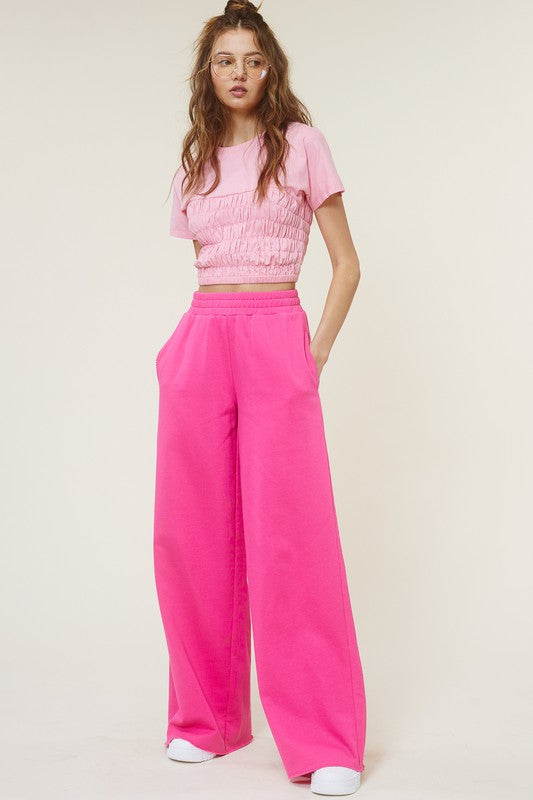 Straight Ahead Joggers - Pink