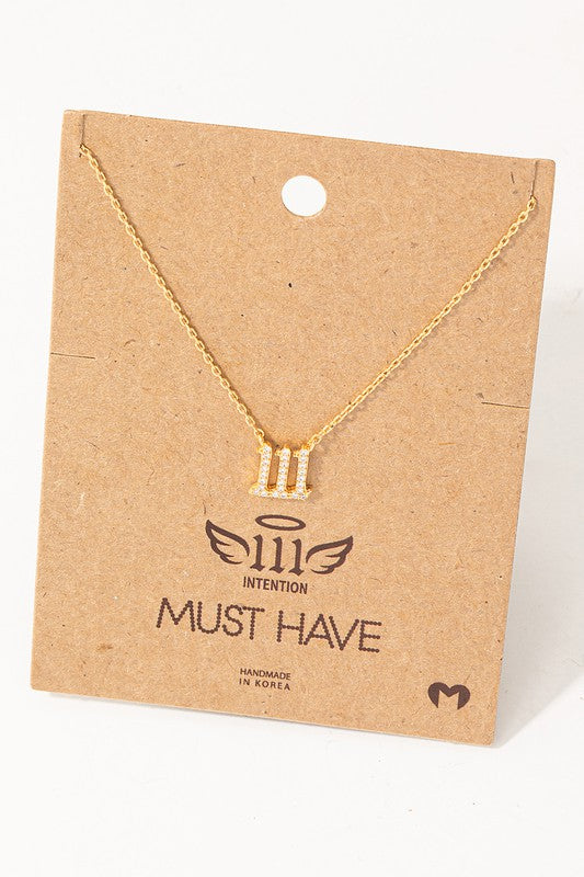 Angel Number '222' Necklace – Lanavande