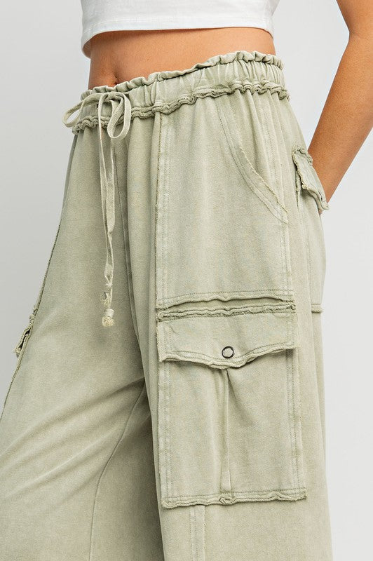 Las Palmas Cargo Pants - Faded Olive