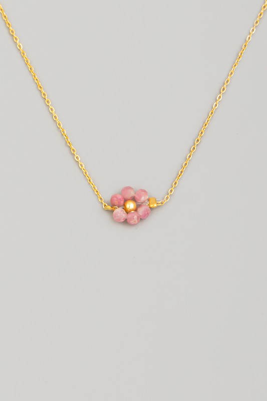 Delilah Necklace - Pink