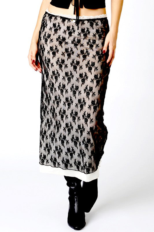 Beatrice Lace Skirt
