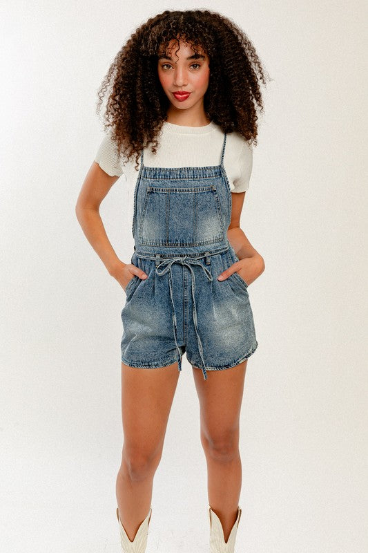 Gladys Denim Romper