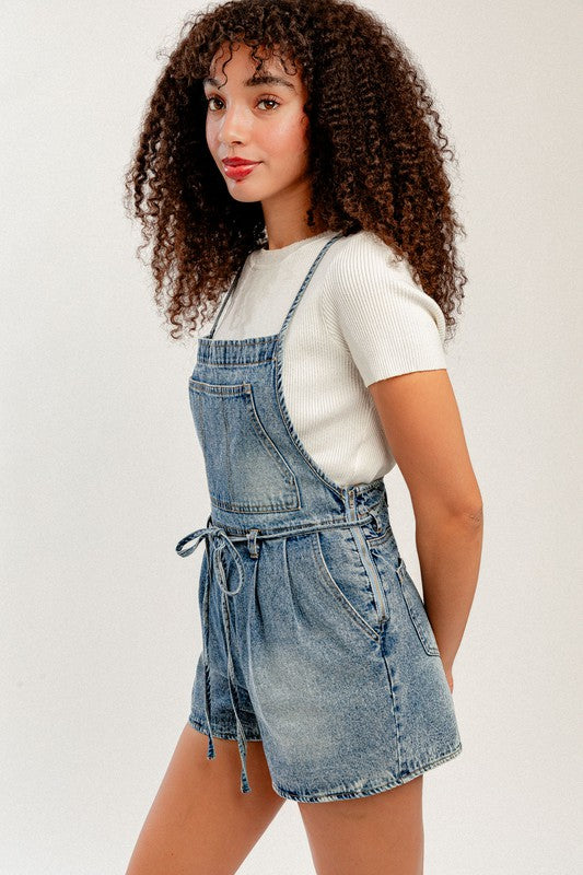 Gladys Denim Romper