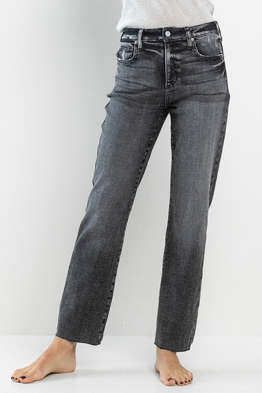 Thea Black Washed Jeans