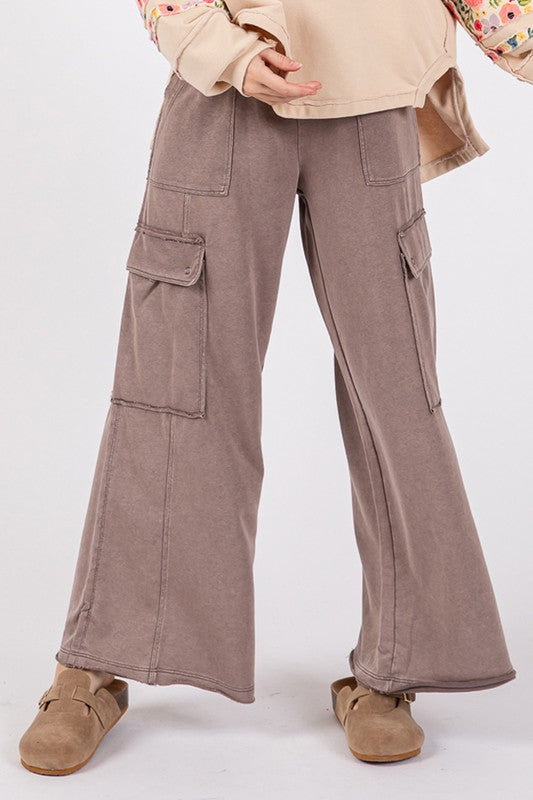 Las Palmas Cargo Pants - Mocha