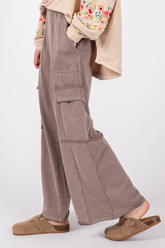 Las Palmas Cargo Pants - Mocha