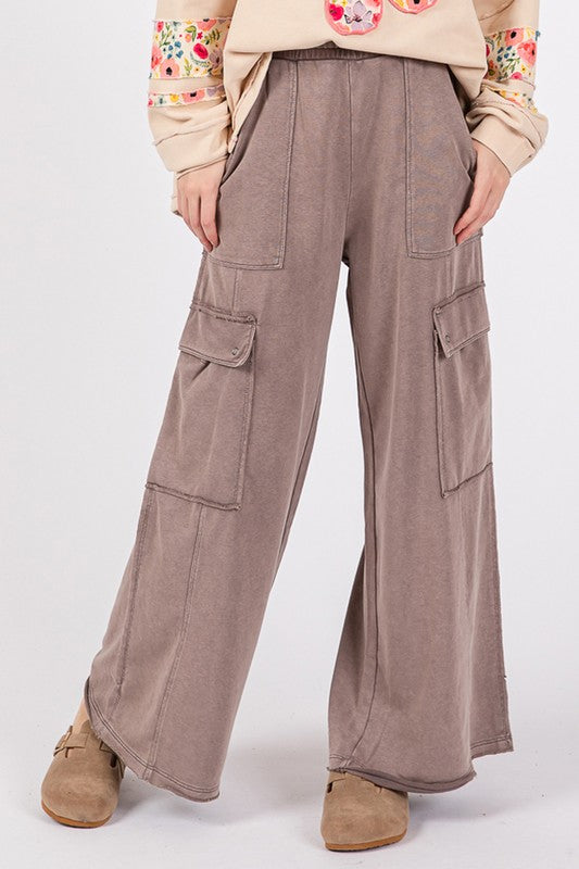 Las Palmas Cargo Pants - Mocha