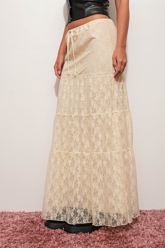 Gisele Maxi Lace Skirt