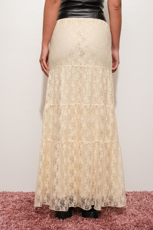 Gisele Maxi Lace Skirt