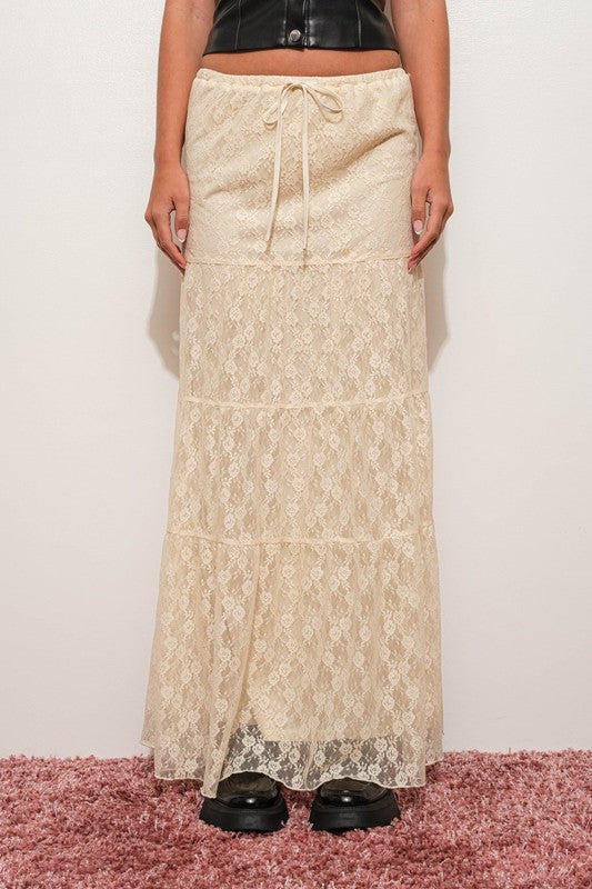 Gisele Maxi Lace Skirt