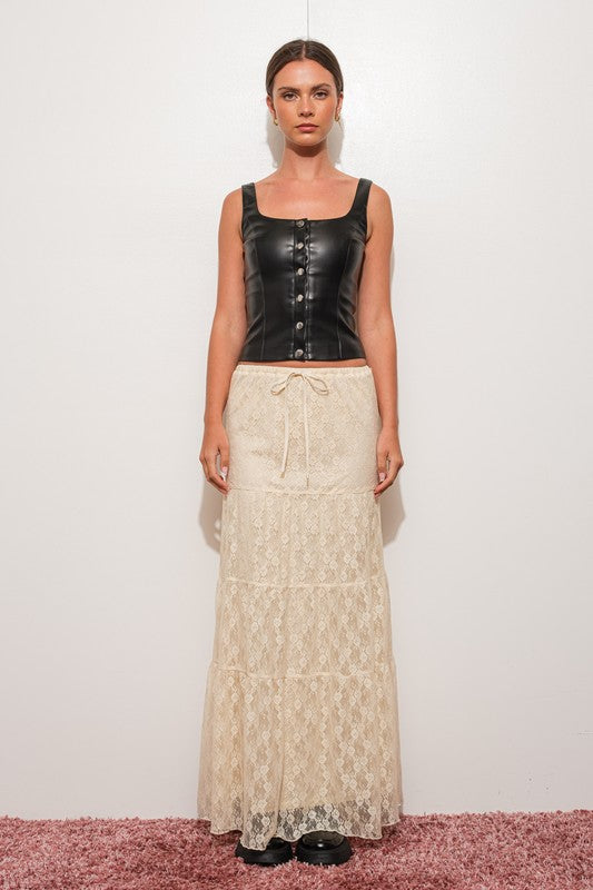 Gisele Maxi Lace Skirt