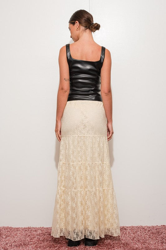 Gisele Maxi Lace Skirt