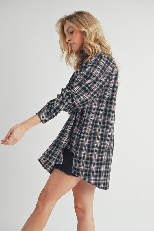 Preston Oversized Flannel Shirt