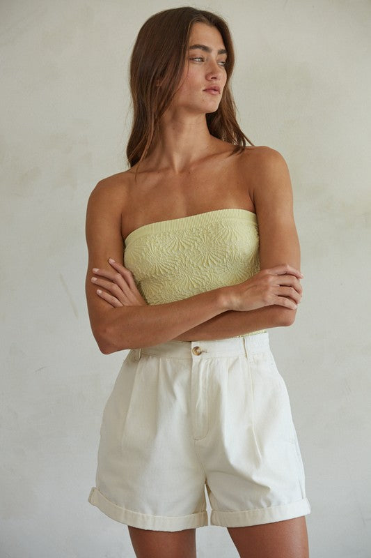 Valerie Strapless Top - Sun