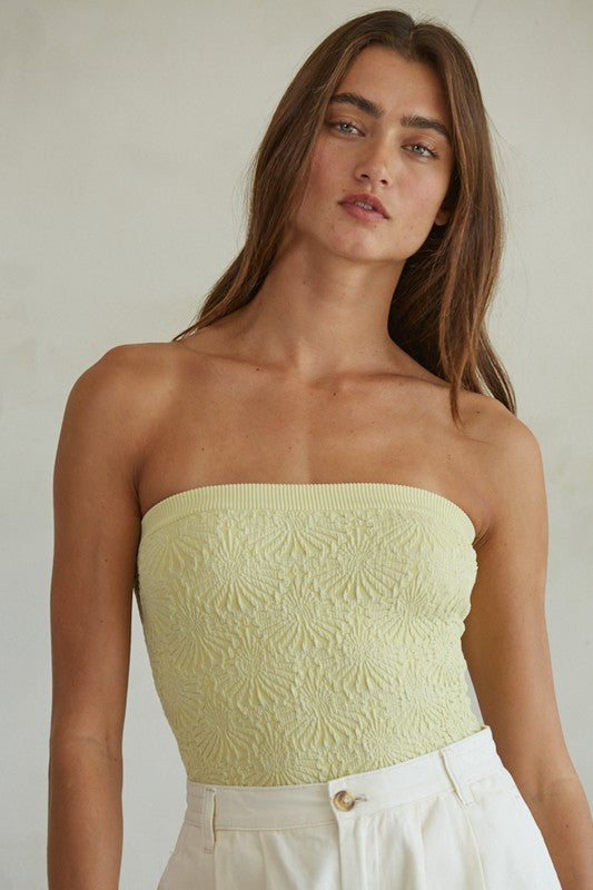 Valerie Strapless Top - Sun