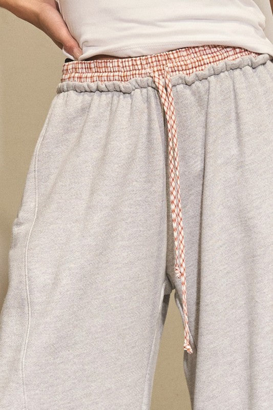 Terry Boxer Sweatpants - Heather Gray