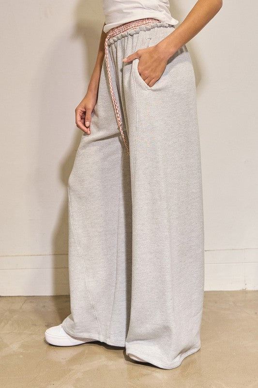 Terry Boxer Sweatpants - Heather Gray