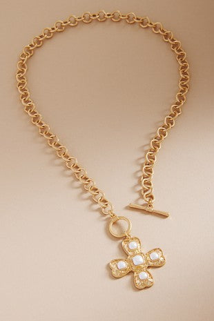 Blakely Cross Necklace