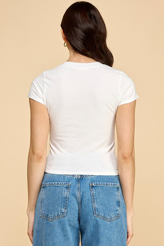 Amalfi Coast Vintage Tee - White