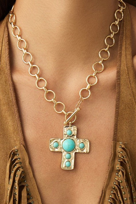 Albuquerque Cross Necklace