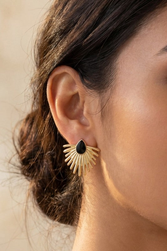 Alistair Earrings - Black