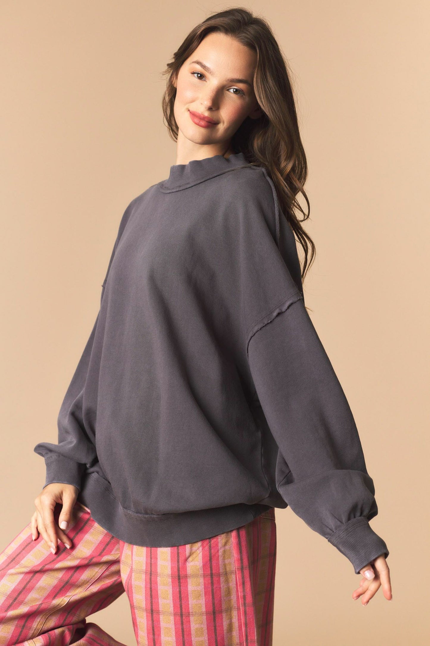 Cambridge Mock Neck - Blue