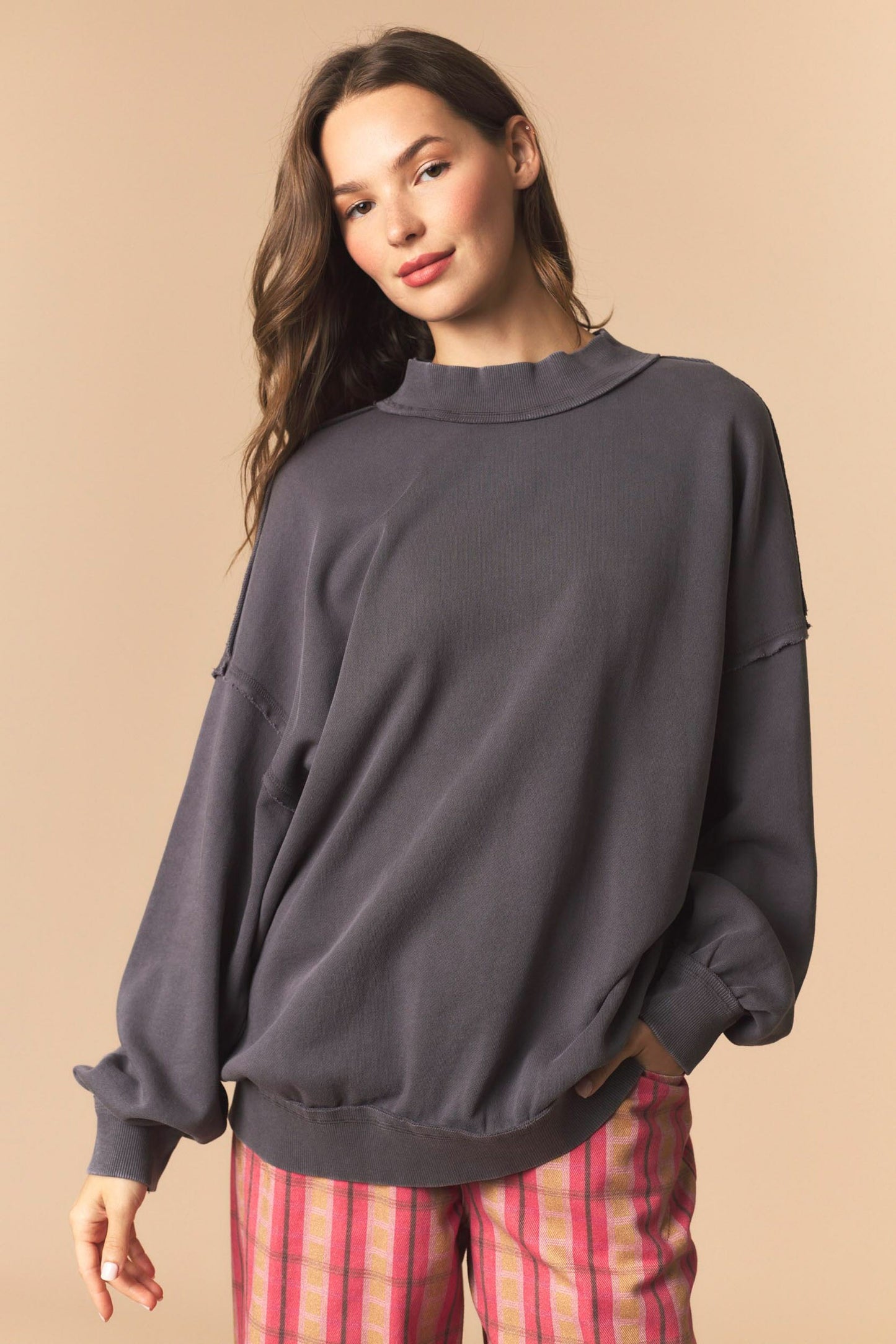 Cambridge Mock Neck - Blue