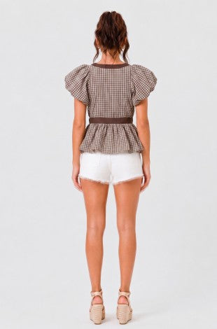 Austin Gingham Top