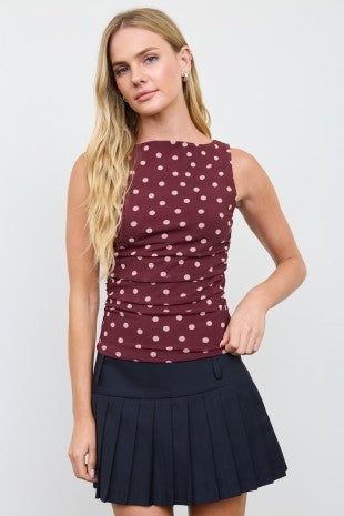 Pascale Polka Dot Top