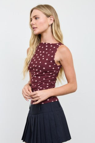 Pascale Polka Dot Top