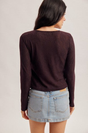 Pauline Jacquard Cardigan