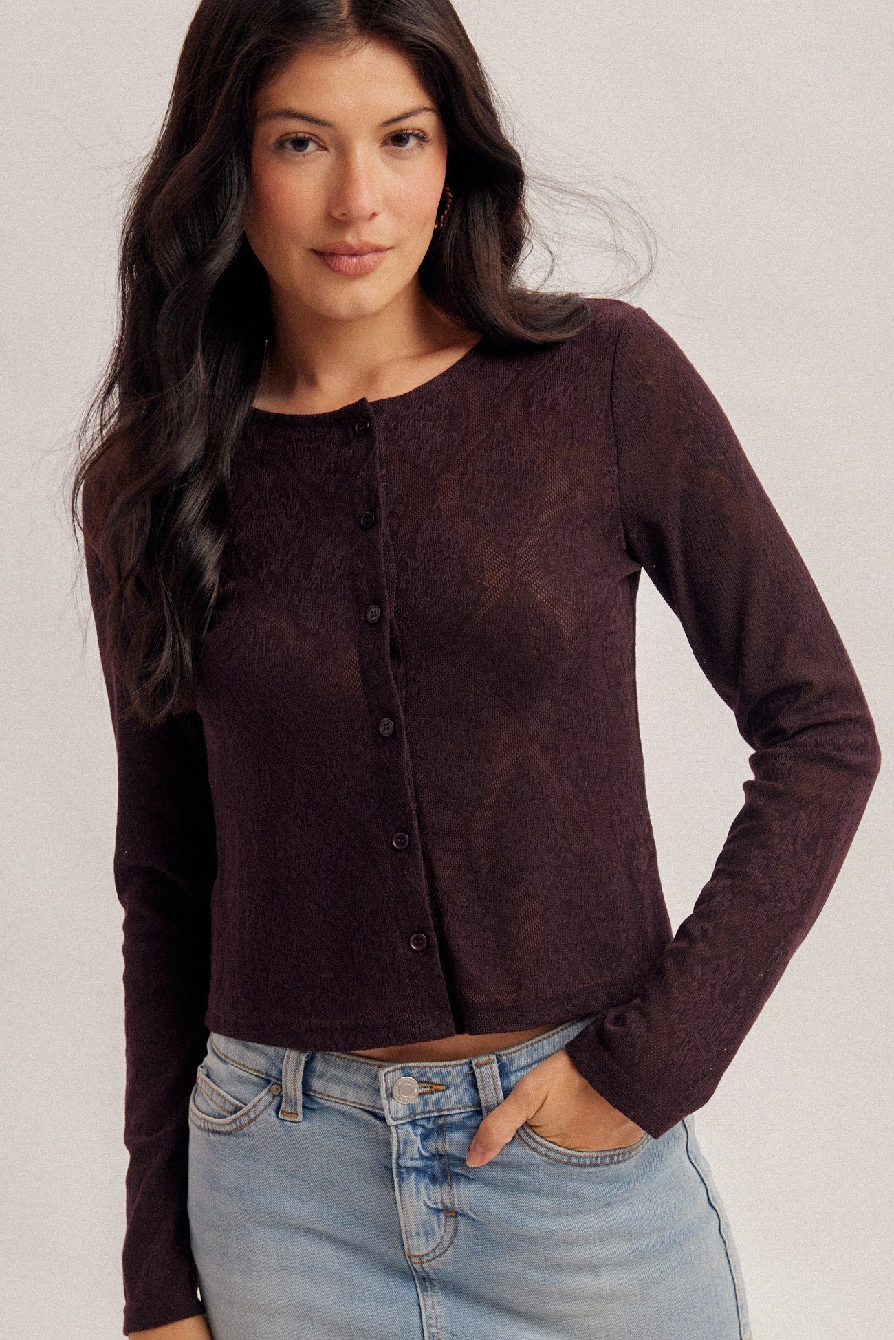 Pauline Jacquard Cardigan