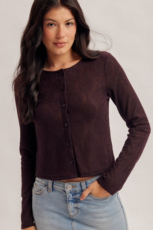 Pauline Jacquard Cardigan
