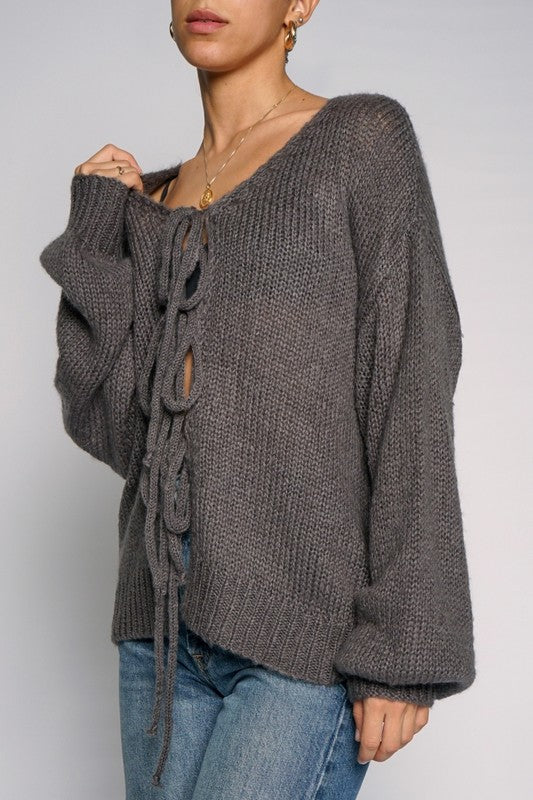 Folley Tie Sweater