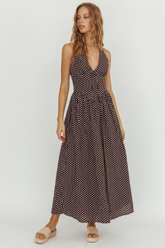 Riverdale Maxi Polka Dot Dress