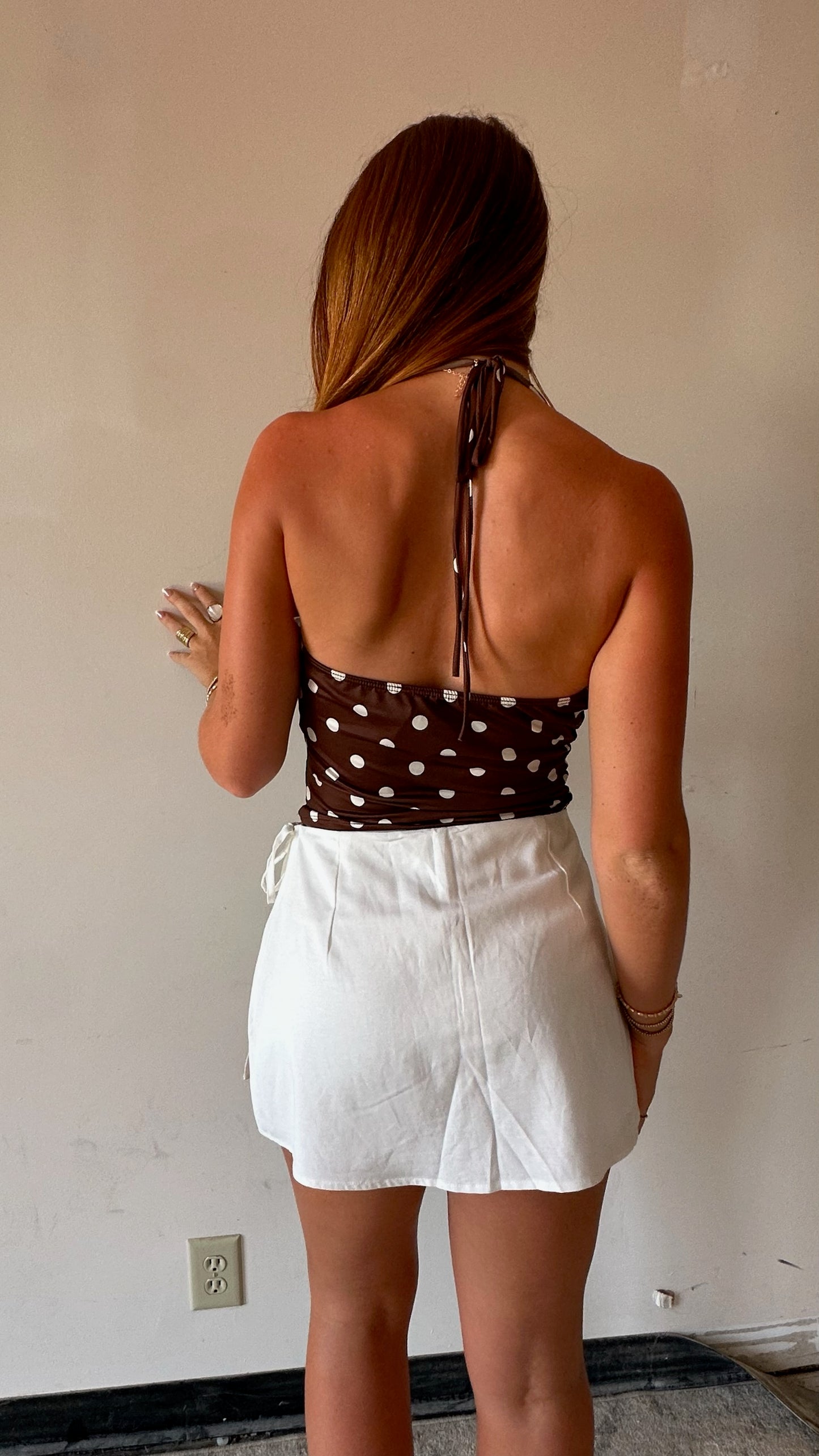 Meadows Linen Skort - White