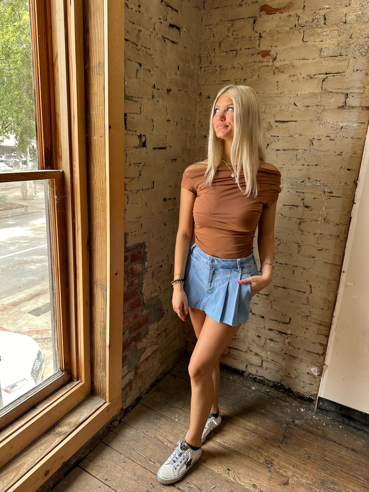 Roma Denim Skort