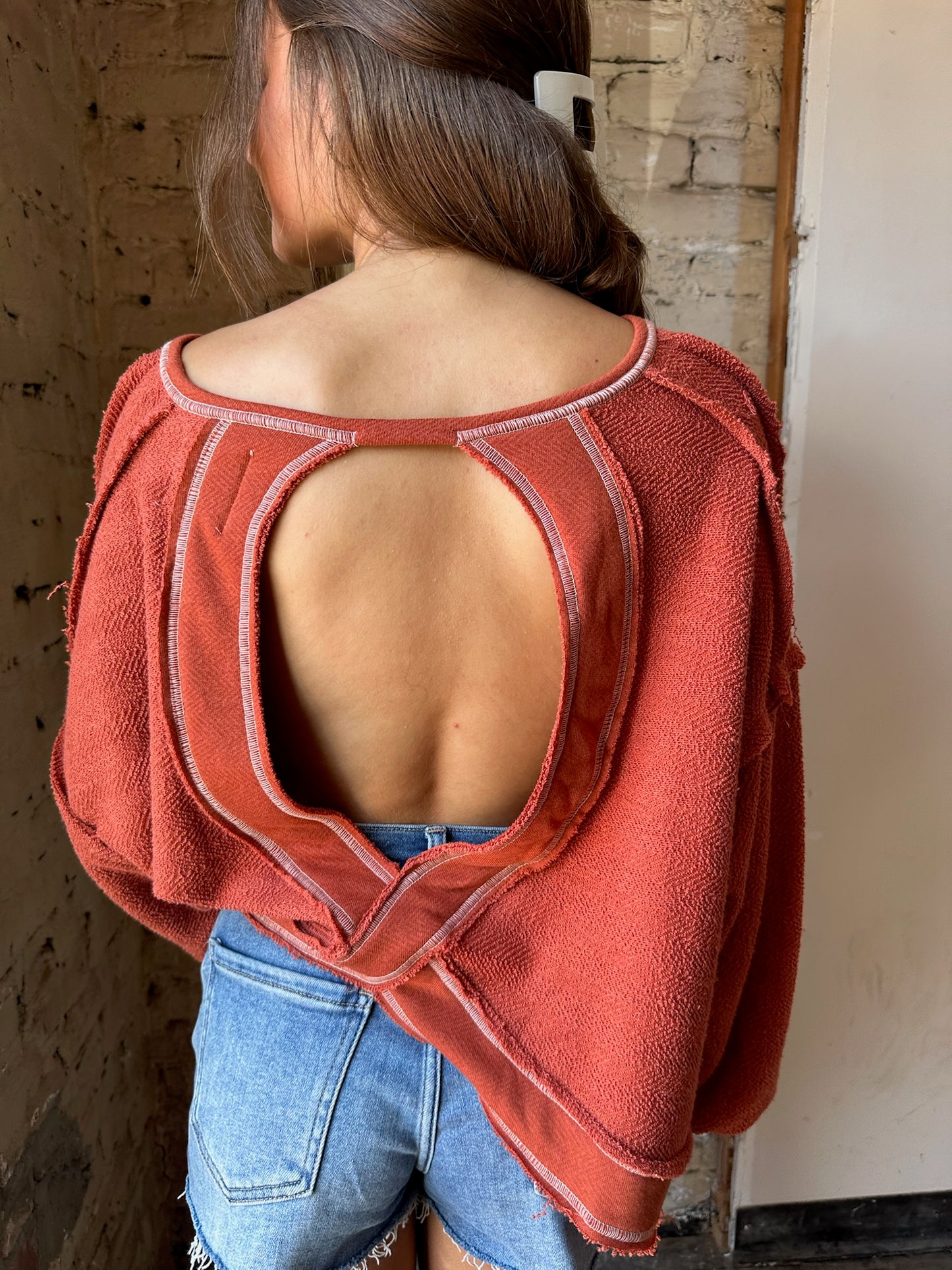 Glendale Open Back Top