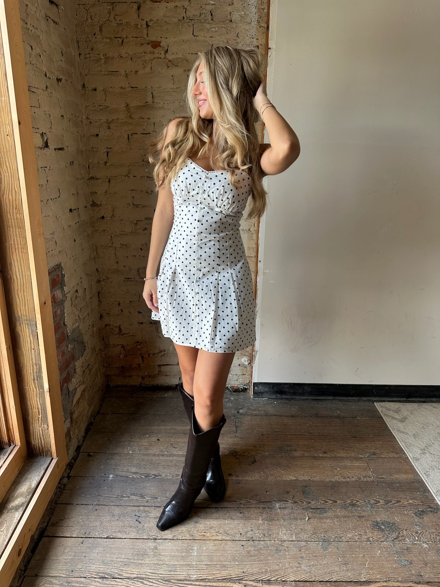 Cleo Polka Dot Dress