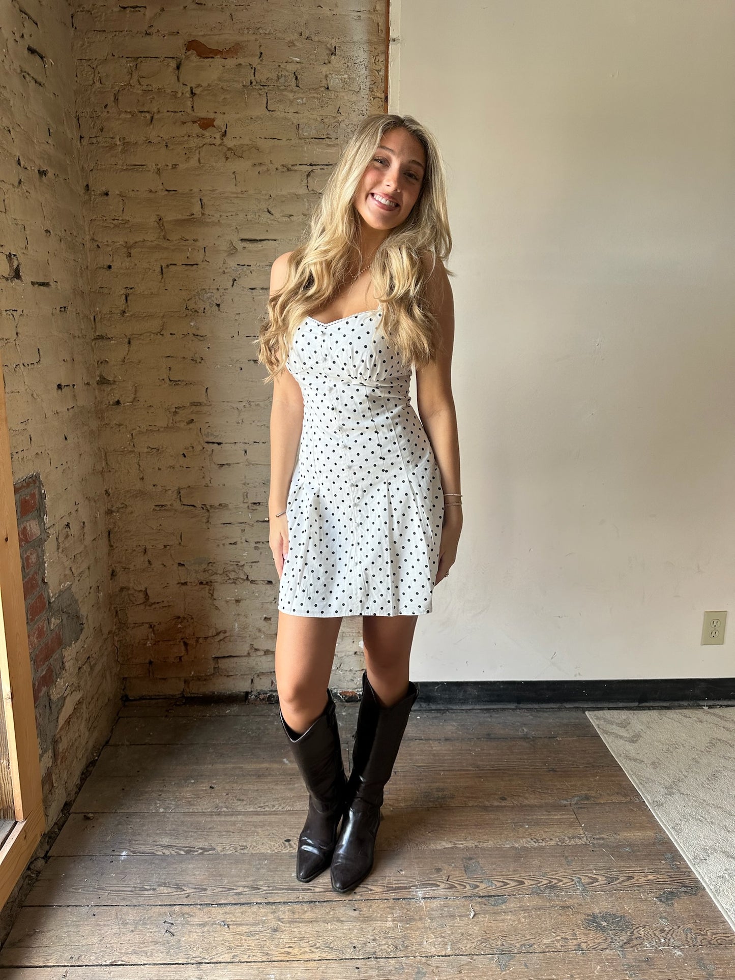 Cleo Polka Dot Dress