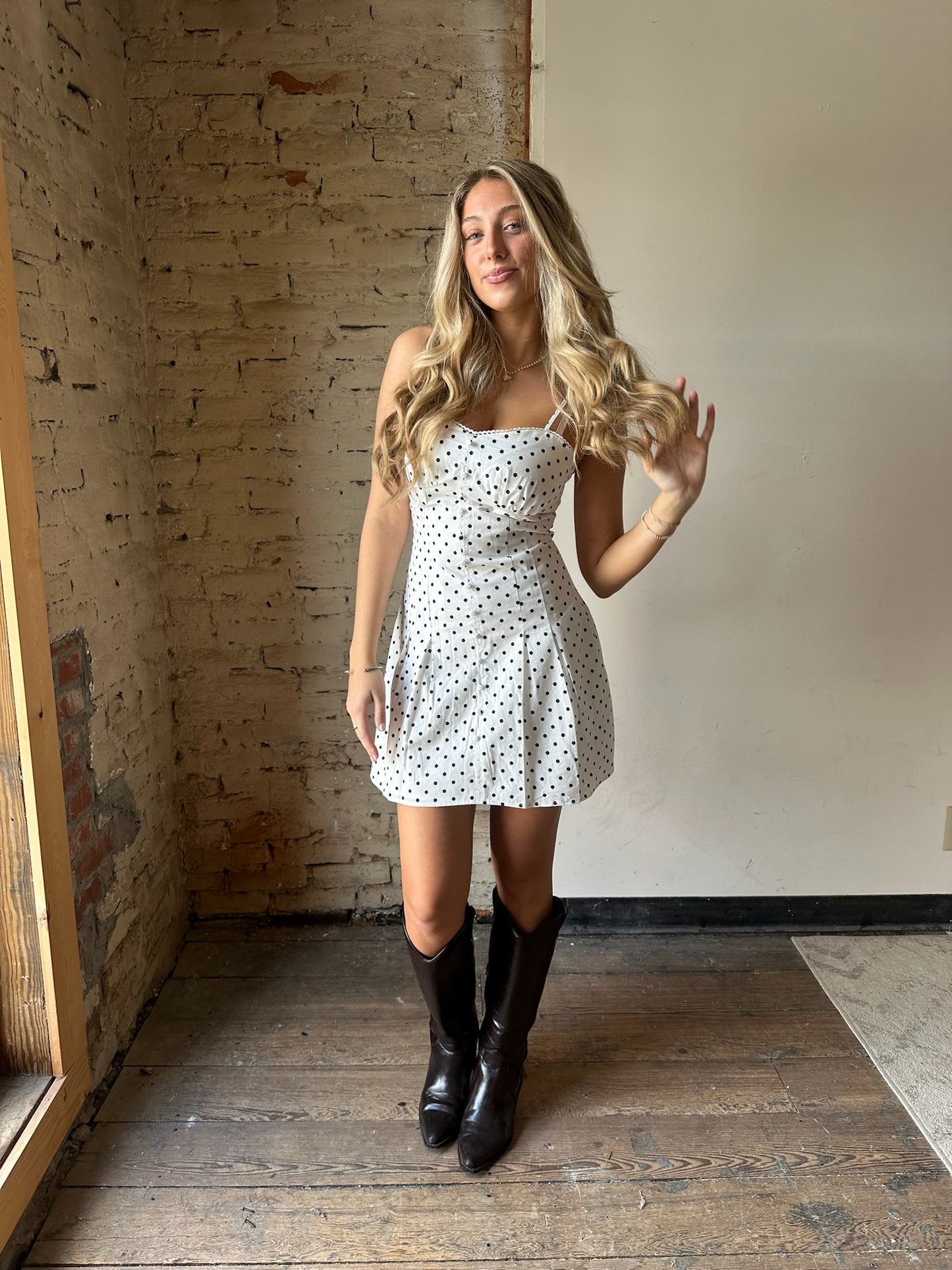 Cleo Polka Dot Dress