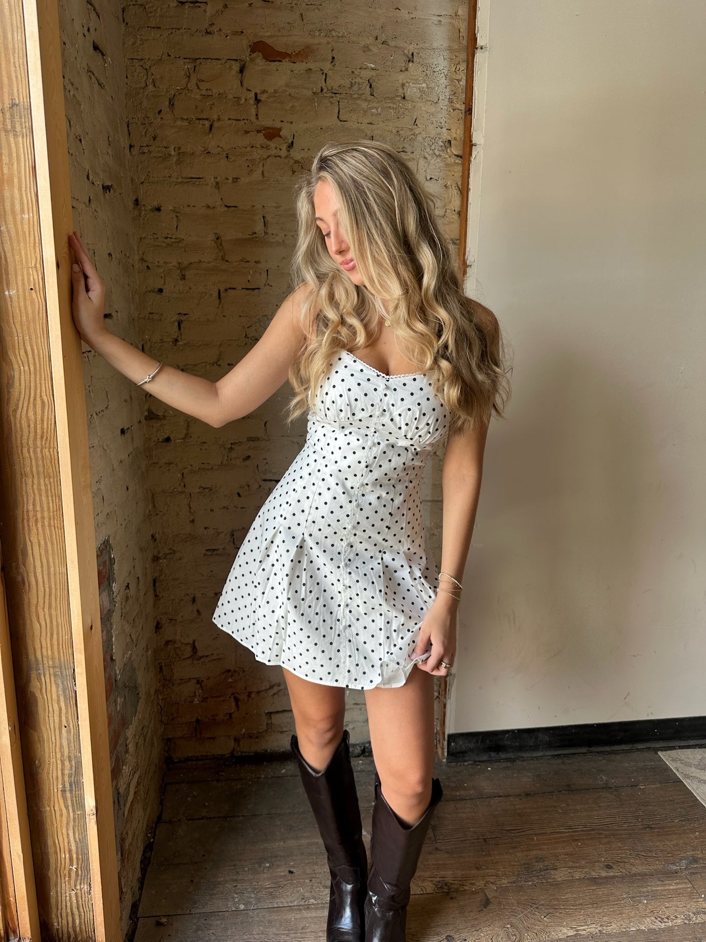 Cleo Polka Dot Dress